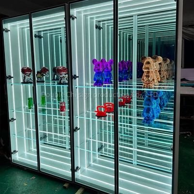 디스플레이 및 장식용 맞춤형 크기 LED 3D 무한도 거울 DC12V/AC110-220V
