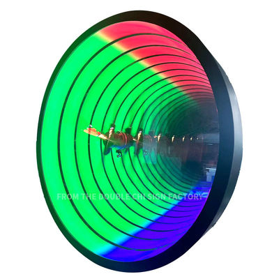 유리 LED 터널 문자 표지판과 무한 거울 효과 및 DC12V/AC110-220V 전압