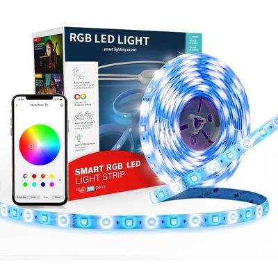 Wifi 스마트 멀티 컬러 5m 12v 5050 RGB LED 스트립 라이트