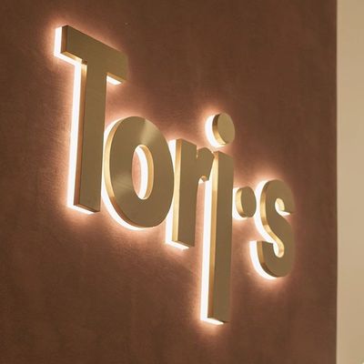 12V LED 빛나는 문자 금속 알파벳 문자 아크릴 신호 채널 문자