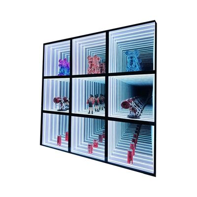 LED 스트립 라이트 인피니티 미러 디스플레이 케이스 쇼룸 가구 판매 상점 맞춤