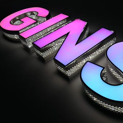 전문 설치 LED 채널 글자 집 디지털 번호 표시 표시