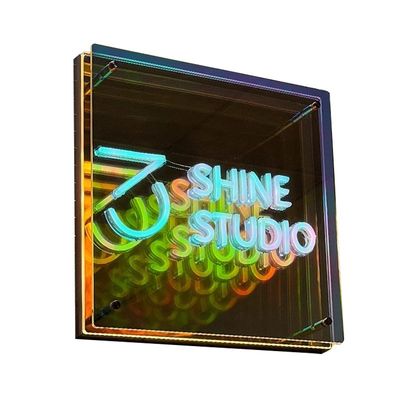 사용자 정의 무한 거울 LED 문자 추적 채널 문자 쉽게 설치