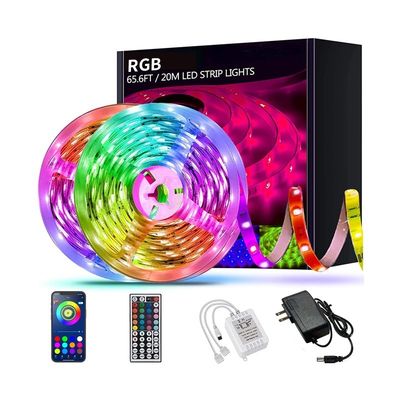 5mm 8mm 10mm 12mm PCB 너비 스마트 와이파이 RGB LED 스트립 라이트 50000 시간 작동 수명
