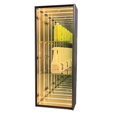 DC12V/AC110-220V 빨간색 흰색 파란색 LED 거울 휴대 전화 및 담배 디스플레이 케이스