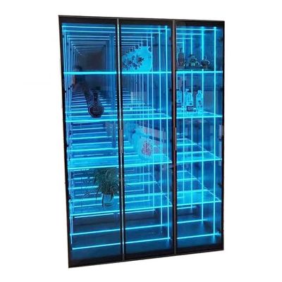 DC12V/AC110-220V 빨간색 흰색 파란색 LED 거울 휴대 전화 및 담배 디스플레이 케이스