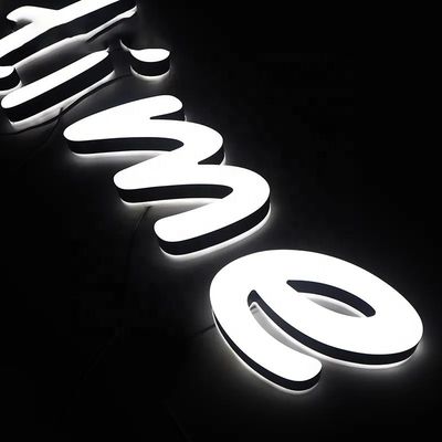 야외 디지털 빌보드 아크릴 LED 글자 조명