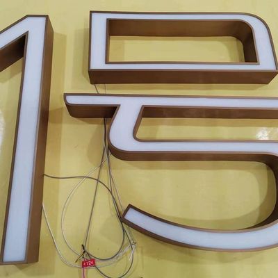높은 밝기 LED 라이트 3d 빛나는 아크릴 문자 표지판