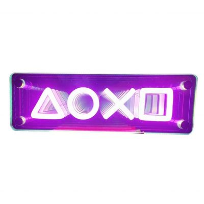 전력 소모 DC 12V/AV110V-220V LED 글자 어비스 거울 광고 조명