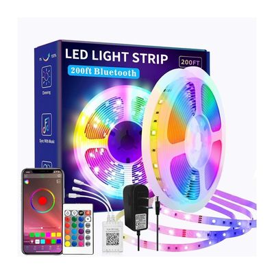 스마트 12V 와이파이 원격 제어 5050 2835 RGB COB LED 스트립 라이트 IP65 등급