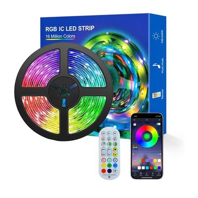 3M Aura BT Mesh 모바일 스마트 폰 APP 제어 조절 가능 유연 RGB SMD 5050 150 LED 스트립 라이트 3-