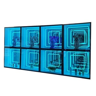 2024 유리 보석 3D 인피니티 미러 디스플레이 케이스