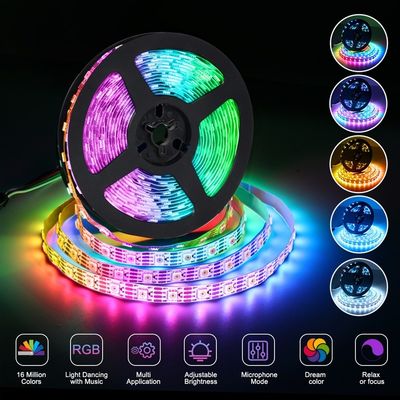 IP20 방수 120LED/M 냉면 백색 SMD 2835 LED 스트립 라이트 가든 DC 12V/24V
