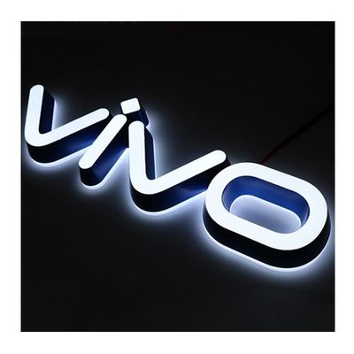 커스터마이즈 된 크기 앞등등 및 뒷등등등 3D LED 채널 문 광고용 문자 표지판