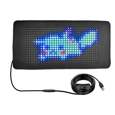 자동차 창문 표지판 스마트 APP 제어용 유연 LED 조명 디스플레이 패널