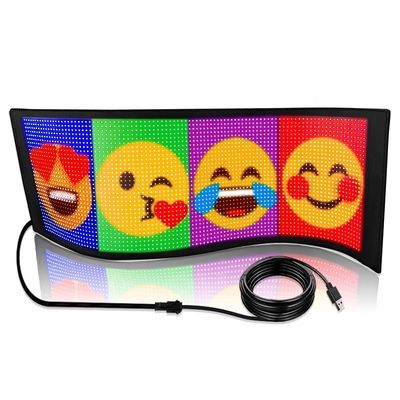 LED 스크롤 광고 USB 스토어 표지 사용자 정의 텍스트 GIF 표지