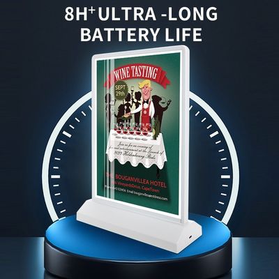재충전 가능한 배터리와 SMD4014 광원을 가진 이면 A5 자기 조명 상자