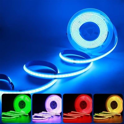 3- 고 CRI 90 LED 색상 DC24V 점 없는 LED Cob 스트립 528유연한 조명을 위한 LED