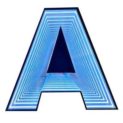섬세한 3D 인피니티 미러 LED 글자 광고등