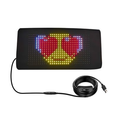 롤링 밝은 유연 광고 LED 신호 5V LED USB 자동차 신호 블루투스 앱 제어
