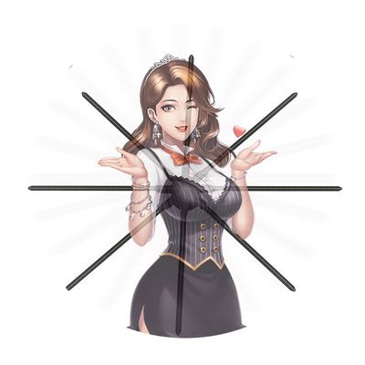고해상도 3D 홀로그램 디스플레이 150cm 홀로그램 화면 보호기 ODM 공급업체