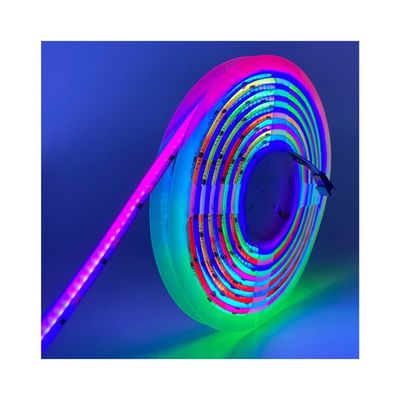 색을 바꾸는 다채로운 유연한 COB LED 스트립 라이트 16.4ft 5m 24V 방 침실 파티 DIY 장식