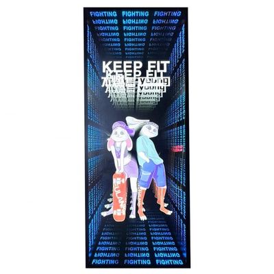 아크릴 3D 네온 표지판 어비스 마법 거울 광고를 위한 다채로운 맞춤형 제품