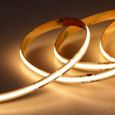 커터블 COB LED 스트립 라이트 키트 24v 50000 시간 수명 및 다채로운 흰색