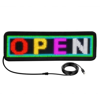 프로그램 가능한 RGB 매트릭스 스크린 자동차 디스플레이와 초 얇은 스티커 및 전화 APP 제어