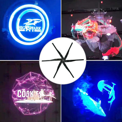 고해상도 115cm 3d 홀로그램 홀로그램 LED 팬