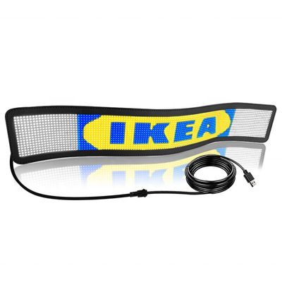 ODM 자동차 및 차량의 유연한 스크롤 메시지 디스플레이용 휴대용 RGB LED 매트릭스 패널