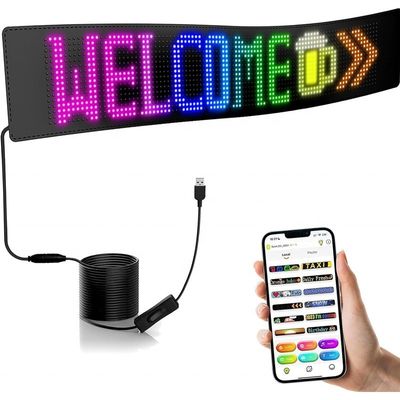 16*64dots/16*96dots RGB 매트릭스 및 IP66 등급으로 프로그래밍 가능한 LED 자동차 디스플레이 화면