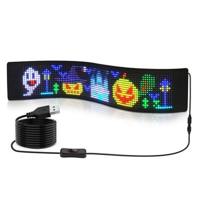 상점 및 자동차 광고용 16*96점 LED 화면 패널 RGB 컬러 소프트 디스플레이 스트립