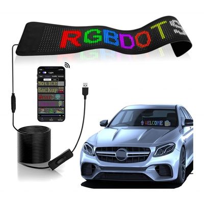프로그래밍 가능한 RGB 자동차 표지판 광고 스크롤 메시지를위한 소프트 패널 LED 디스플레이