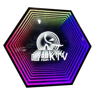 섬세한 LED 미니 글자 전자 인피니티 미러 LED 네온 표지판 사용자 정의 제품