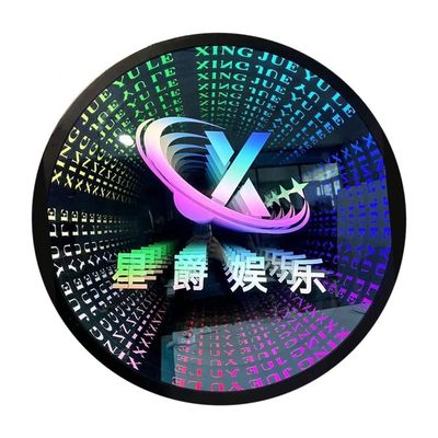 사용자 정의 무한 미러 효과 네온 표지판 글자 빛 박스 다채로운 3D 효과