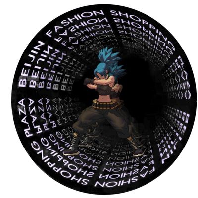 300000 시간 작업 수명 3D 홀로그래픽 LED 팬