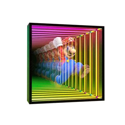 3D 홀로그램 팬 LED 미러 기술로 실내 사무실 광고가 간편해졌다