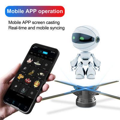 OEM 2024 60cm 4 블레이드 3D 홀로그램 디스플레이 팬