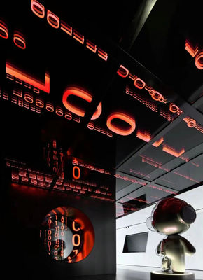 정교한 장식 인피니티 미러 3D LED 홀로그램 팬 AC 전원 공급