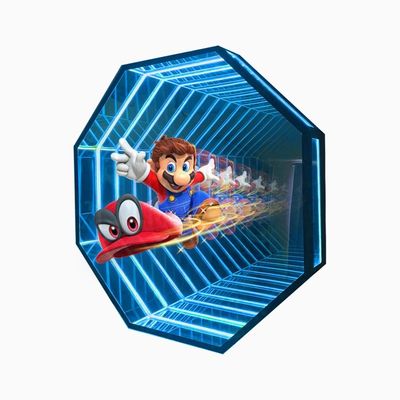 인피니티 미러 3D LED 홀로그램 팬으로 광고 전략을 혁신하세요