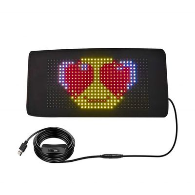 실내 LED 디지털 사이니지 창문 자동차 광고 조명 USB/5V LED 매트릭스 패널