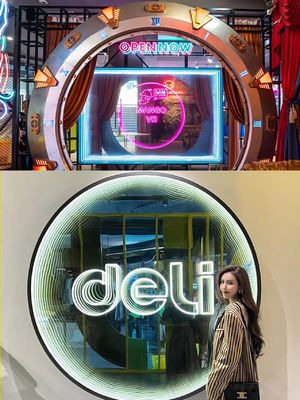 홀로그램 3D 어비스 미러 LED 스트립 광원 홀로그램 팬 광고 라이트 박스
