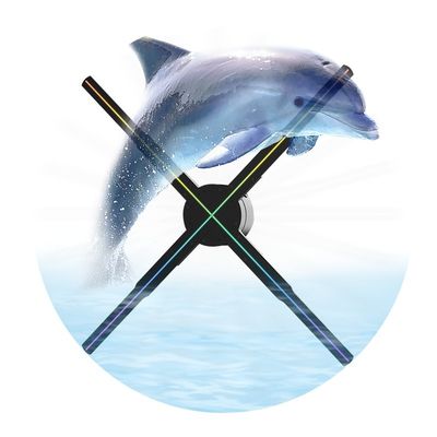 52cm 홀로그램 팬 512P 해상도와 4개의 블레이드