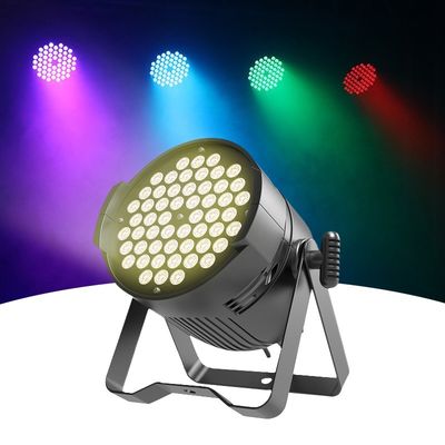 54*3W 3인1 LED PAR DMX 조명 장비 결혼식 파티 무대 조명 공연