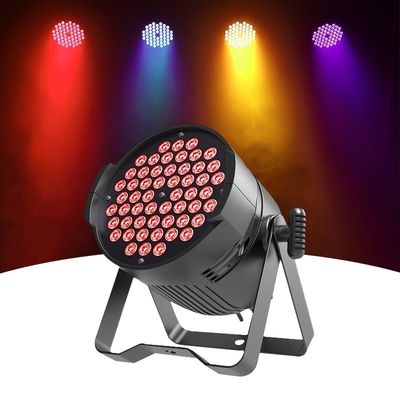 스테이지 LED 라이트 파티 PAR 라이트 Rgb 54*3w 3in1 LED PAR 캔 라이트 DJ 디스코 파티 출력