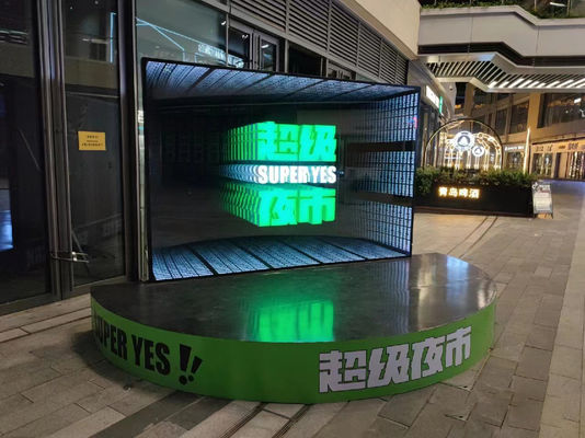 300000시간의 작동 수명으로 3D 홀로그램 팬 인피니티 LED 거울