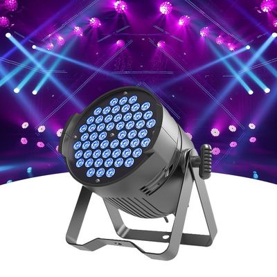 54*3w LED PAR 조명 DMX 및 AC100-240V 입력 전압으로 제어되는 스테이지 조명
