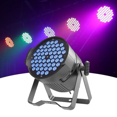 디스코 파티 웨딩 조명 원격 제어 LED 54 * 3W 스테이지 라이트와 DMX PAR 라이트