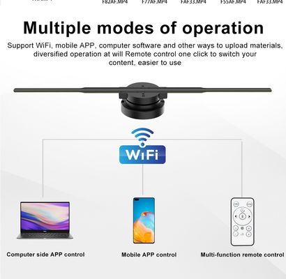 홀로그래픽 메시 프로젝터 스크린 광고 플레이어 3d LED 광고 스크린 야외